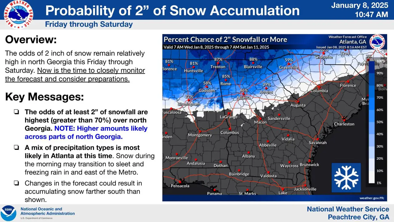 Latest Weather Forecast Who Will Get Snow And Who Will Get Ice?