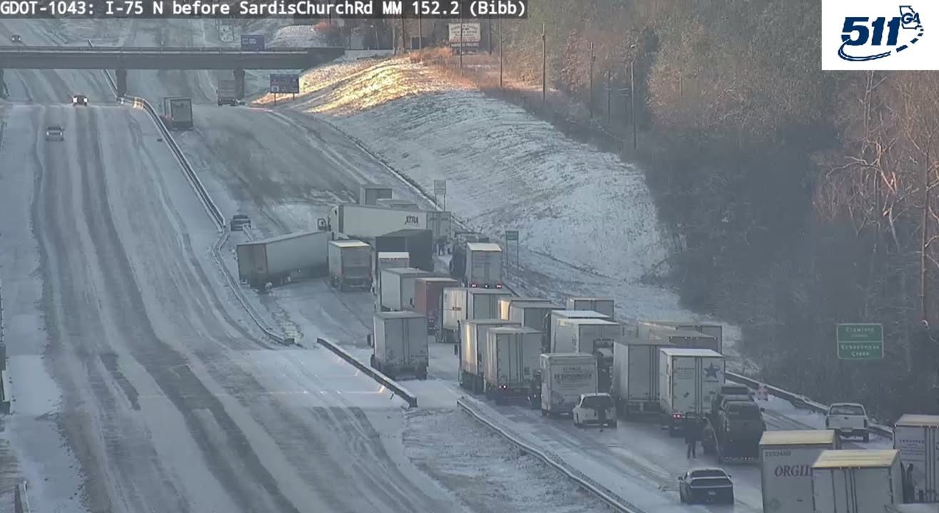 Snow and ice on the roads, a state of emergency, and frequent warnings to stay off the roads were no match for some bullheaded Georgia residents who tried -- and largely failed -- to brave the icy roads last night and this morning.
