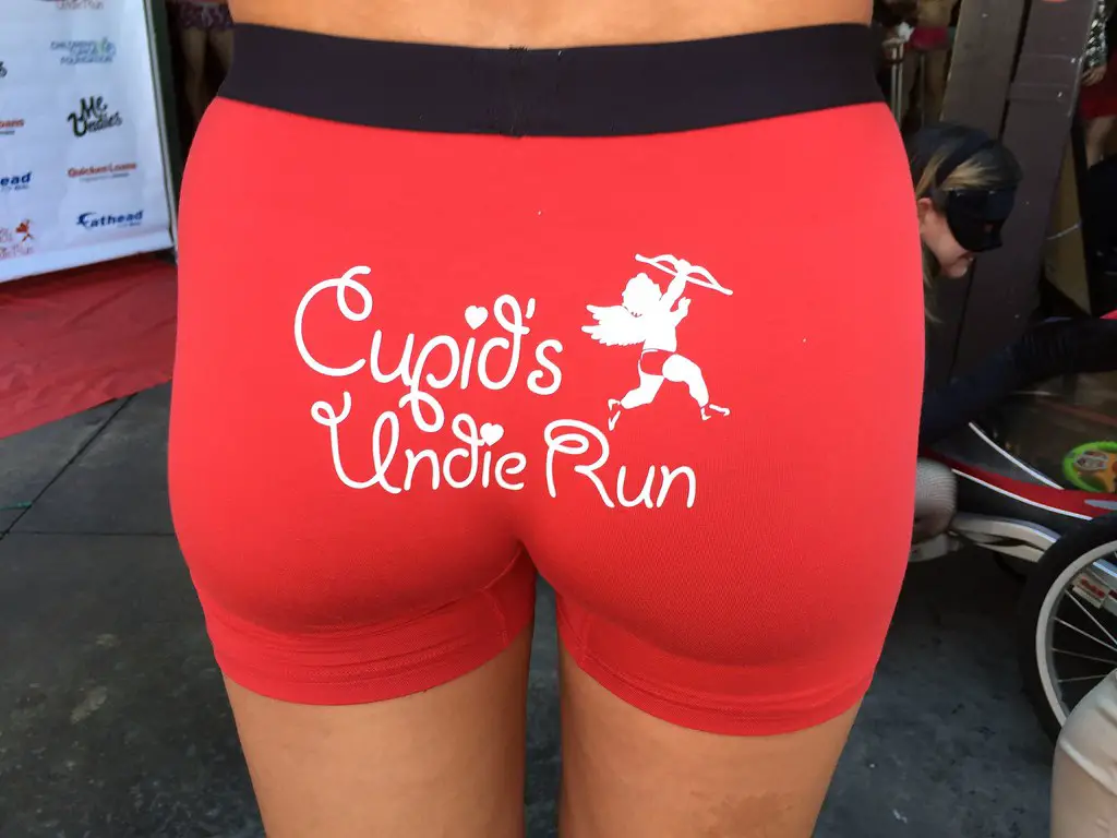 On February 15, brave souls across Atlanta will shed their layers—literally—and hit the streets in their underwear for Cupid’s Undie Run, the nation’s biggest pants-optional charity run.