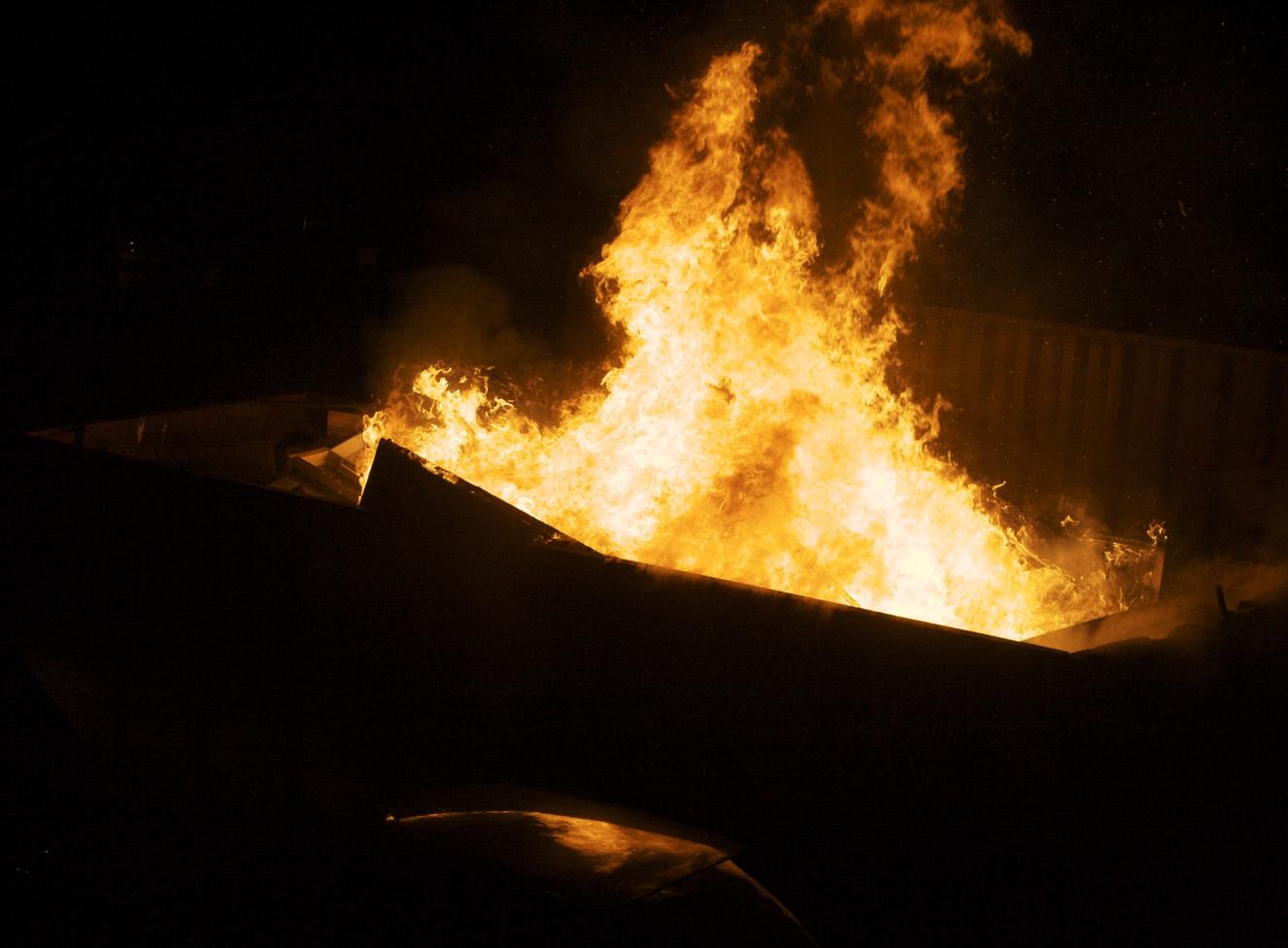 A man is behind bars after authorities say he set fire to a Chick-fil-A dumpster in Marietta, causing significant damage. Investigators say video evidence links the suspect, Michael Ray Anthony Rowe, to the scene.