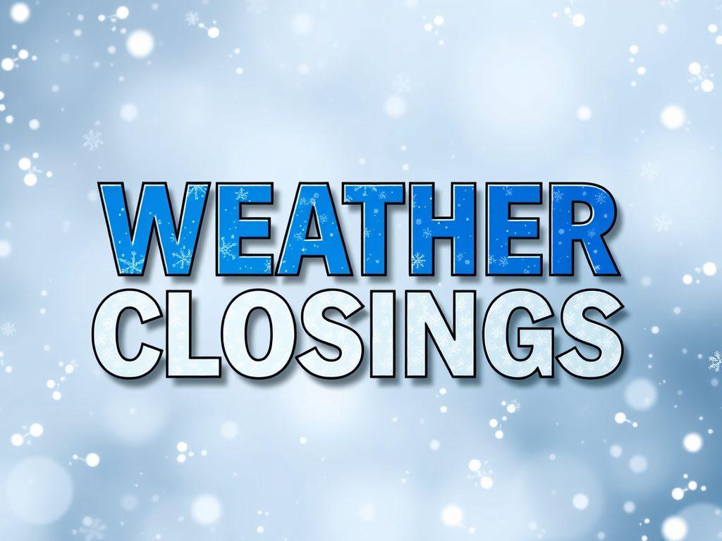 Updated List of School Closings