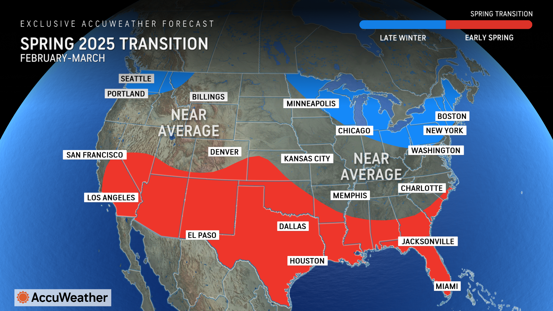 AccuWeather meteorologists predict steady warm weather will settle across Georgia and the Southeast after March 10, following two more storms expected through next weekend.