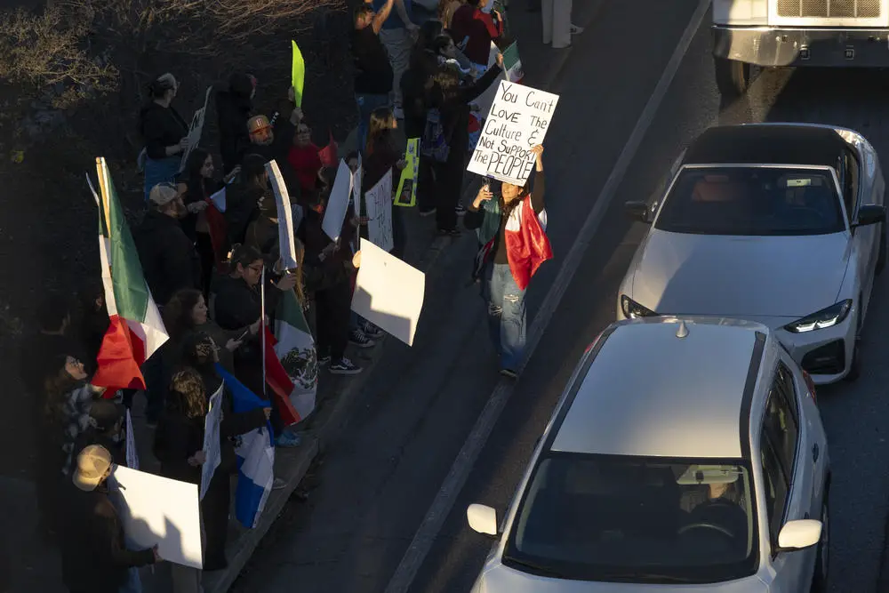 On Wednesday night in Hall County, Ga., hundreds from the Latino community gathered to support each other and speak out against recent federal immigration policy changes.