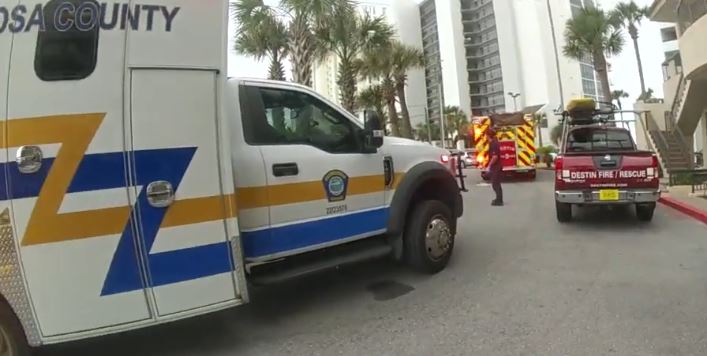 A husband and wife from Buford died Tuesday after drowning in Gulf waters near a Destin resort. Rescue teams were able to save their adult son's life.