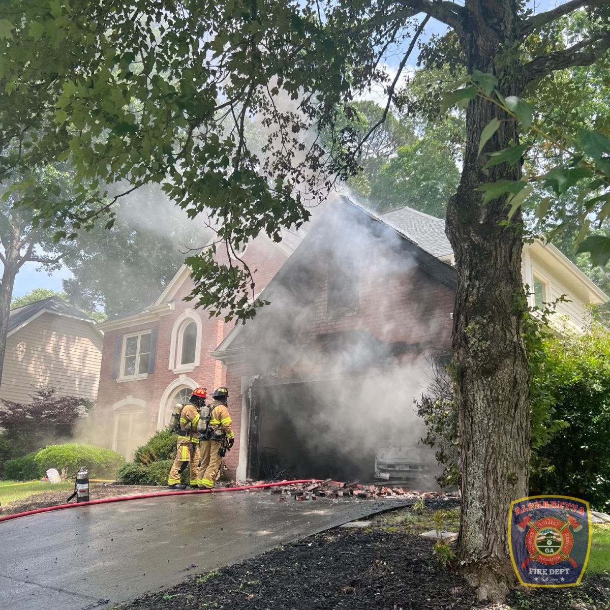 Cat Rescued From Alpharetta House Fire