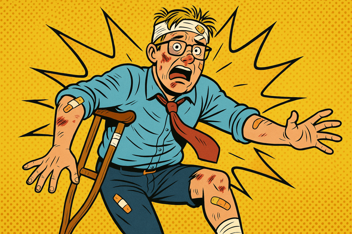 The average American racks up 4,000 cuts, scrapes and bruises over a lifetime, according to new research.