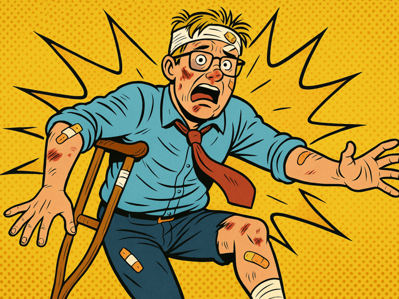 The average American racks up 4,000 cuts, scrapes and bruises over a lifetime, according to new research.