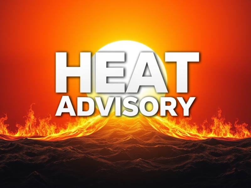 A heat advisory remains in effect across dozens of Georgia counties as temperatures climb toward dangerous levels, with heat index values reaching 108 degrees by Monday afternoon.