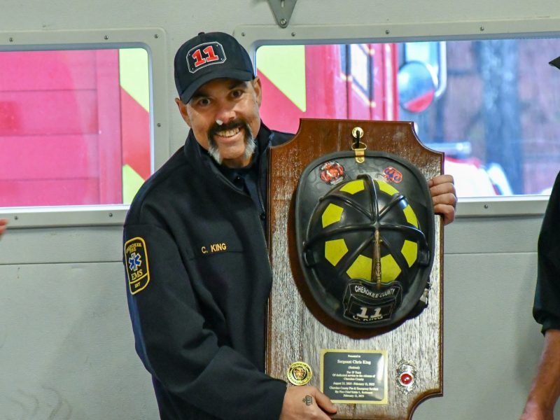 Retired Sergeant Chris King, a longtime firefighter and United States Marine, has died following a battle with cancer. King was known for his dedication to protecting Cherokee Coounty and supporting those around him.