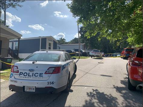 A domestic dispute turned deadly Sunday afternoon in a quiet Stone Mountain neighborhood, leaving two people dead from gunshot wounds.
