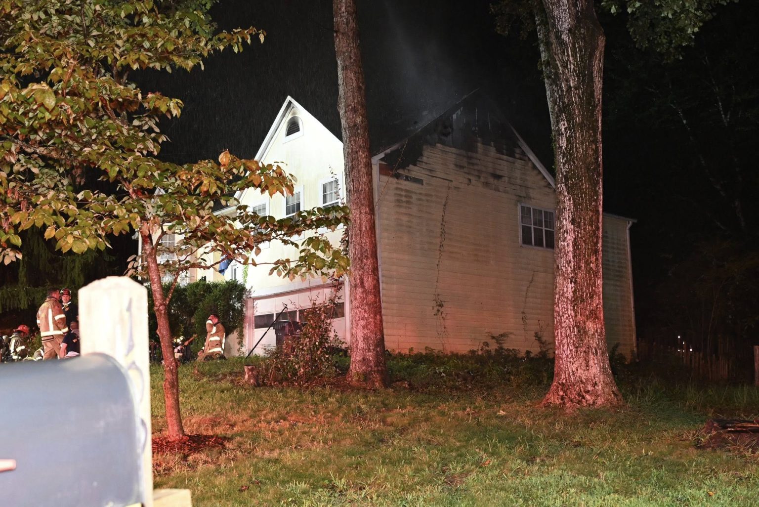 Photos: Lightning Strike Ignites House Fire in Roswell