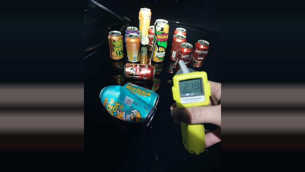 Georgia Troopers Stop Driver With Multiple Open Beer Cans on Ga. 400 on Thanksgiving