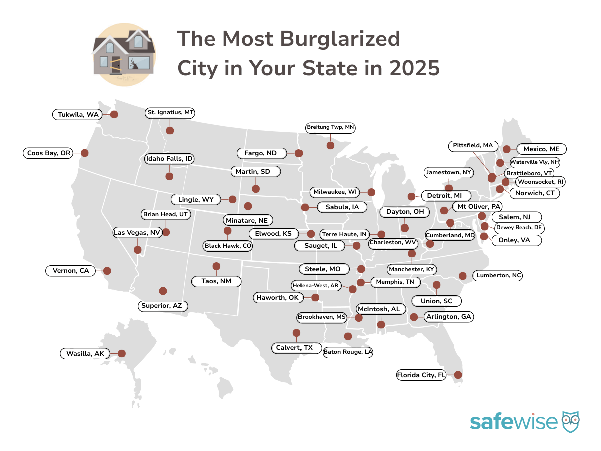What City in Georgia Has The Highest Burglary Rate?