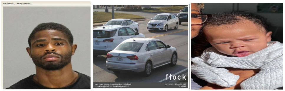 AMBER Alert: Father Kidnaps 2-Month-Old Baby After Attacking Mother in Clayton County