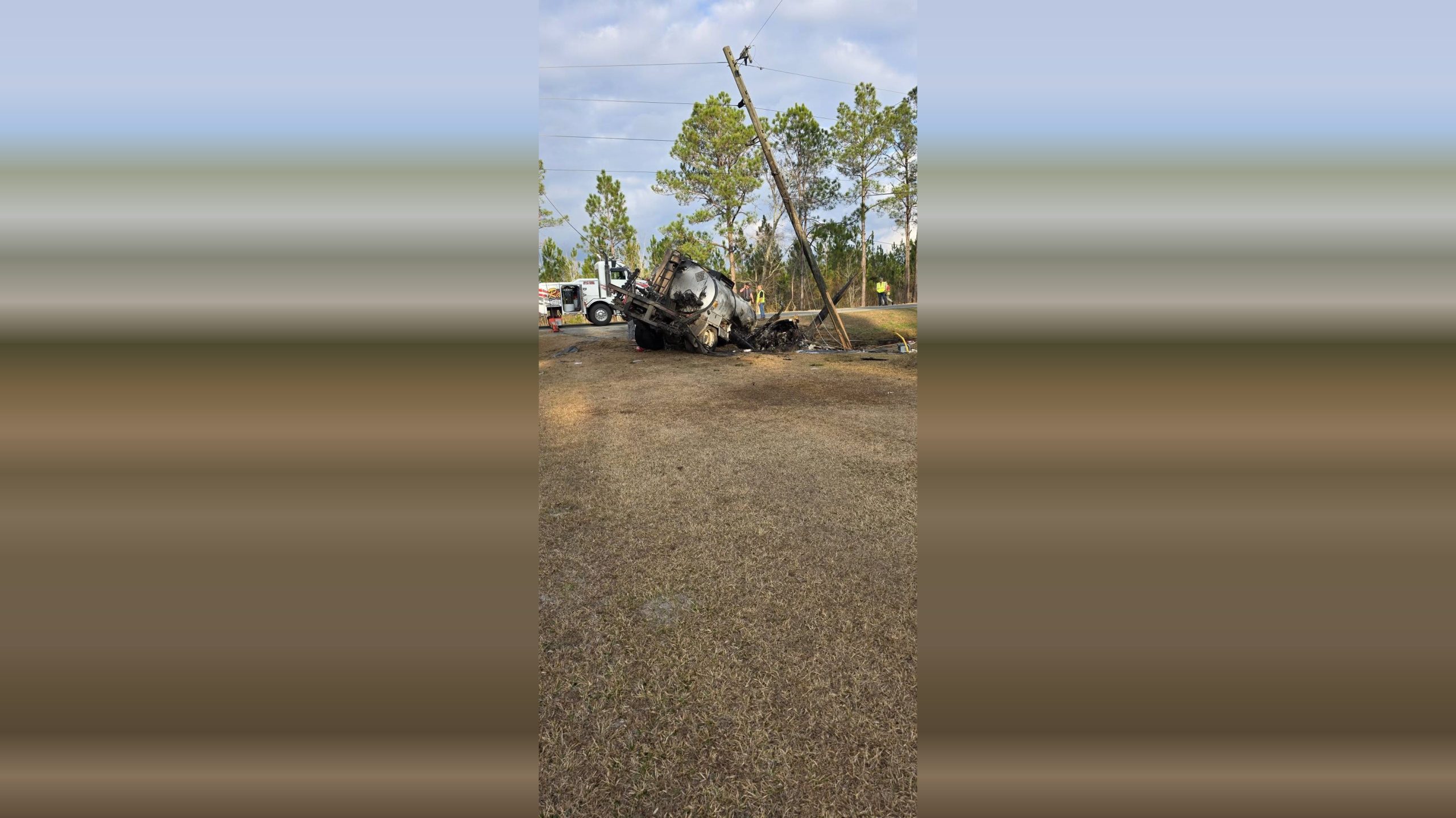 Asphalt Truck Fire on Highway 23