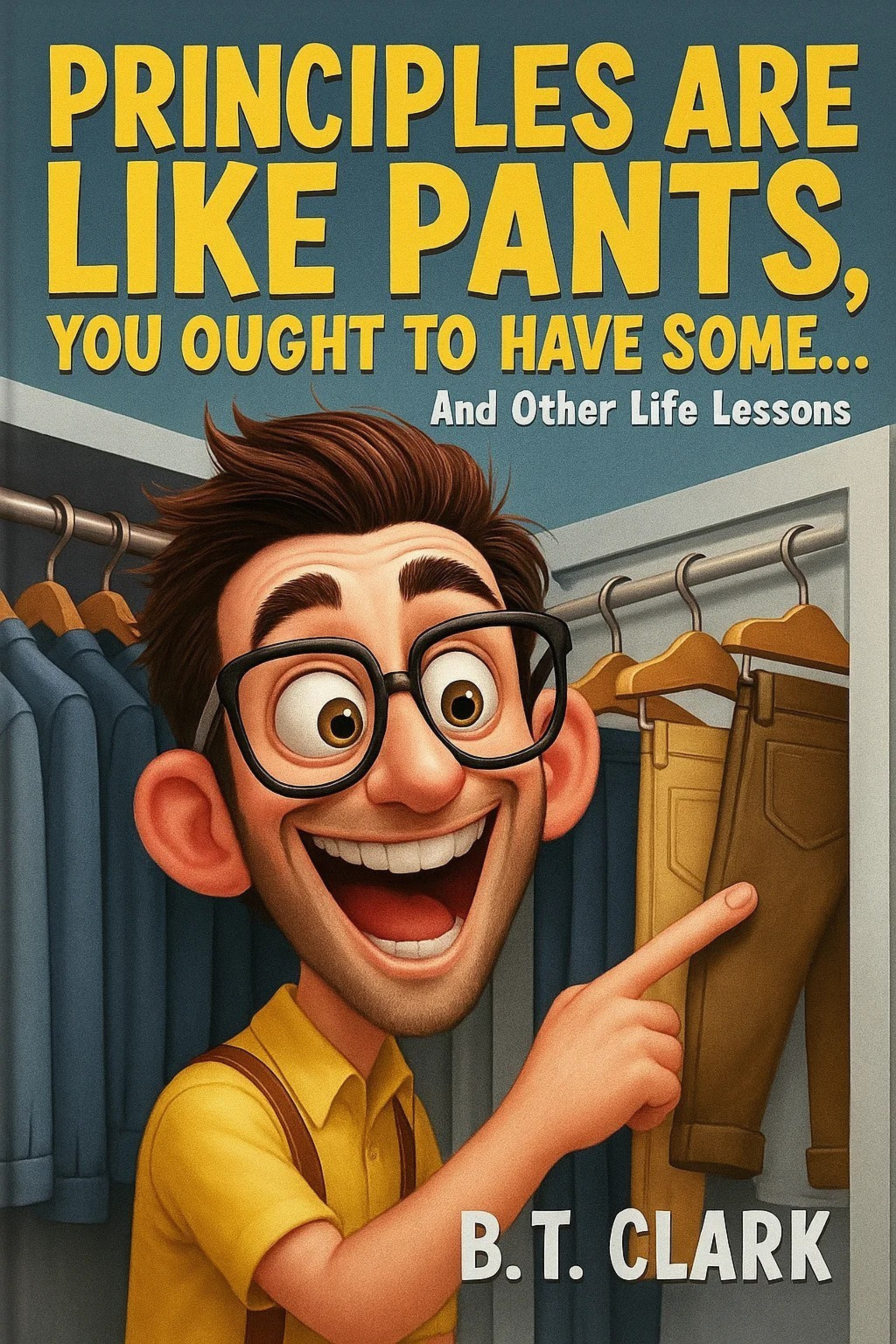 Book cover of 'Principles Are Like Pants, You Ought to Have Some' by B.T. Clark