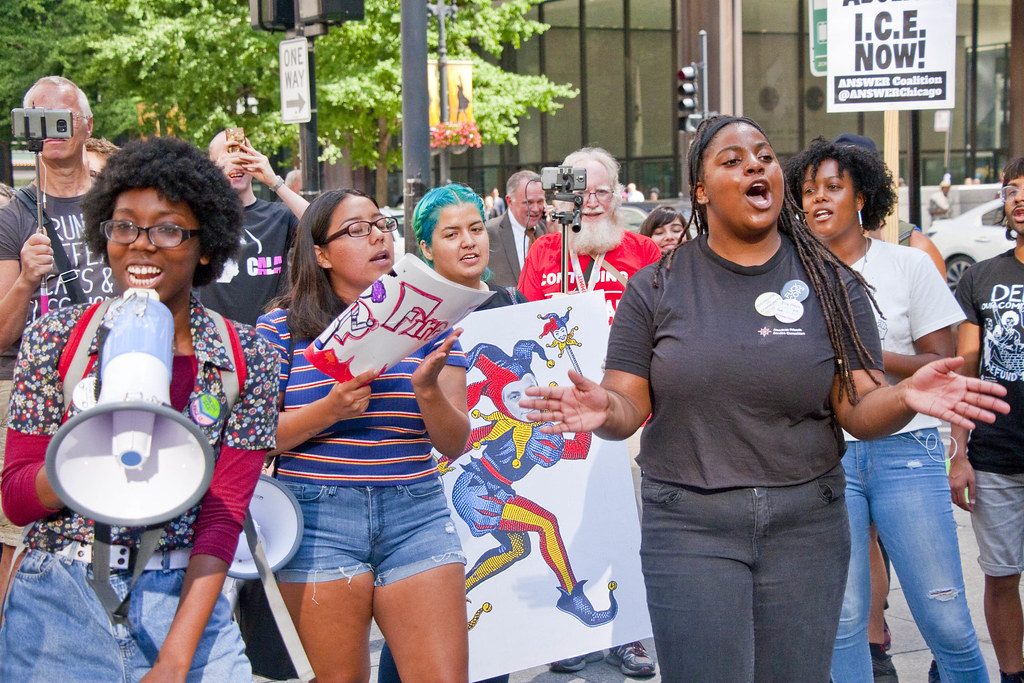 Georgia College Students Walk Out in ICE Protest