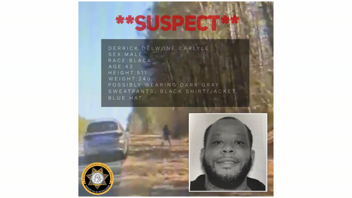 A Georgia man wanted for stalking was caught going 106 mph. Then he ran from police