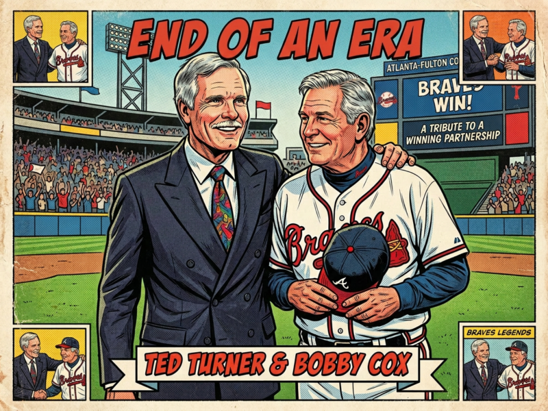 Two Giants Gone: The Deaths of Ted Turner and Bobby Cox Mark the End of an Era for Atlanta