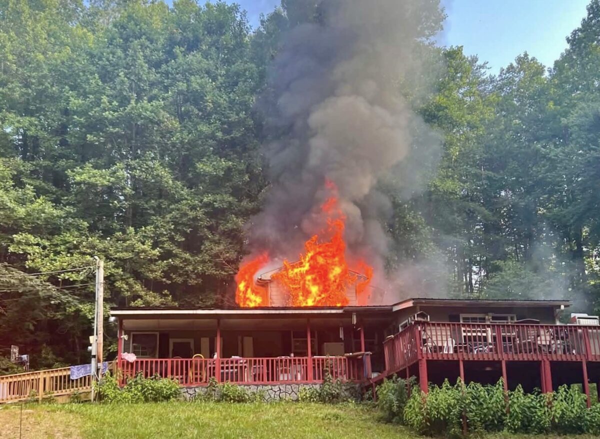 Two adults left homeless after house fire in Cherokee