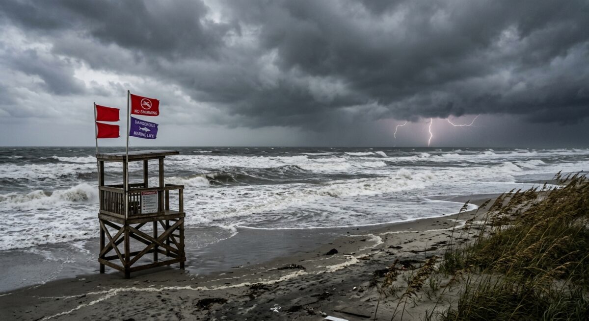 Tybee Island bans swimming as dangerous currents, lightning threaten Labor Day beach safety